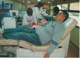 献血活動の写真